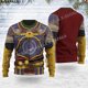 thumbnail image 2 of Divertido regalo de Navidad Cosplay Armadura Feo Suéteres de punto navideños Regalos de Navidad Jerséis Tops Pareja Fiesta Unisex Casual-7, 2 of 5