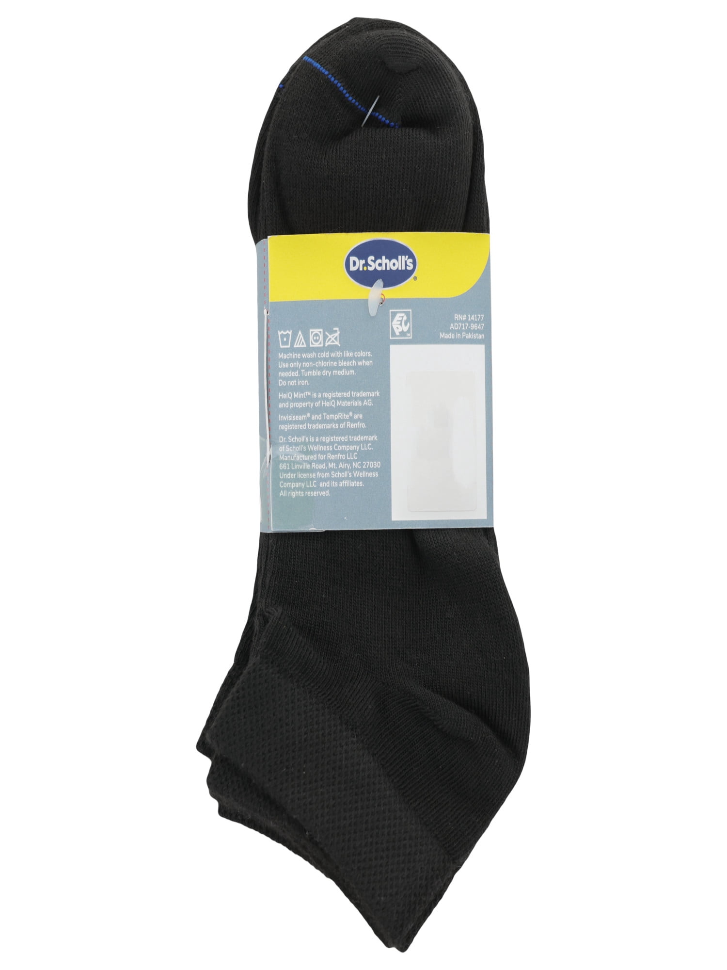 Dr. Scholl's Women's Diabetic and Circulatory Low Cut Socks 6-Pack