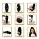 thumbnail image 3 of Qarigey Peluca de pelo largo y para cosplay con clips laterales dobles Pelucas de cabello humano de tamaño ajustable Cuidado del cabello, 3 of 6