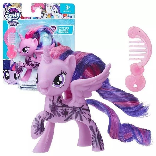 My Little Pony Toys the Movie DJ Pon-3 Big Mcintosh Rainbow figuras de acción de juguete para bebé pequeño regalo de cumpleaños niña Bonecas zhangyuxiang LED
