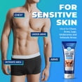 thumbnail image 6 of RAGUPEL Hair Removal Cream for Men: Sensitive Depilatory Cream for Body, Legs, Chest, Underarms, Intimate Areas - Vitamin E - Painless, Soothing, Easy Hair Remover, 6 of 7