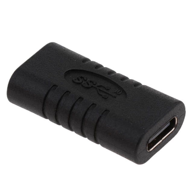 Adaptador USB- USB 3.1 Adaptador de extensión a para computadora portátil Negro Sunnimix Adaptador USB recto tipo C