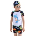 thumbnail image 2 of Traje de baño de 3 piezas para niños Traje de baño de niño Traje de baño de 3 piezas Edad 2-12 Bebé Niño Niño Niño Traje de baño de verano Pantalones cortos Estampado de dibujos animados Traje de baño, 2 of 7