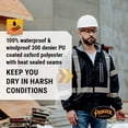 thumbnail image 4 of Chaqueta bomber de seguridad Pioneer Hi Vis impermeable con calefacción para hombre, 4 of 9
