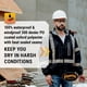 thumbnail image 4 of Chaqueta Pioneer de alta visibilidad, impermeable, calefacción y seguridad, 4 of 9
