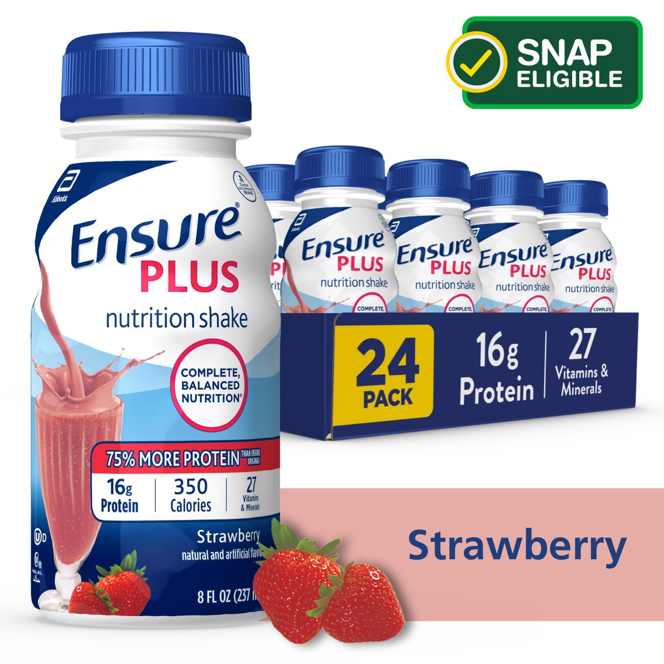 Ensure Plus Nutritional Drink With 16 Grams Of High Quality Protein 