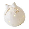 thumbnail image 1 of Adorno navideño, adorno navideño, decoración del hogar, figura de mesa, estatua iluminada para repisa de chimenea, estantería, dormitorio de boda Bola de Navidad, 1 of 8
