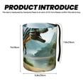 thumbnail image 3 of Easygdp Lake Forest Dinosaur A Car Trash Can Garbage Car Accessories Trash Can Car Waste Bin for for Driver and Passenger Any Vehicle, 3 of 7