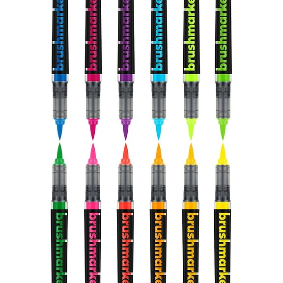 Karin Brushmarkers Pro Markers - Set of 12, Neon