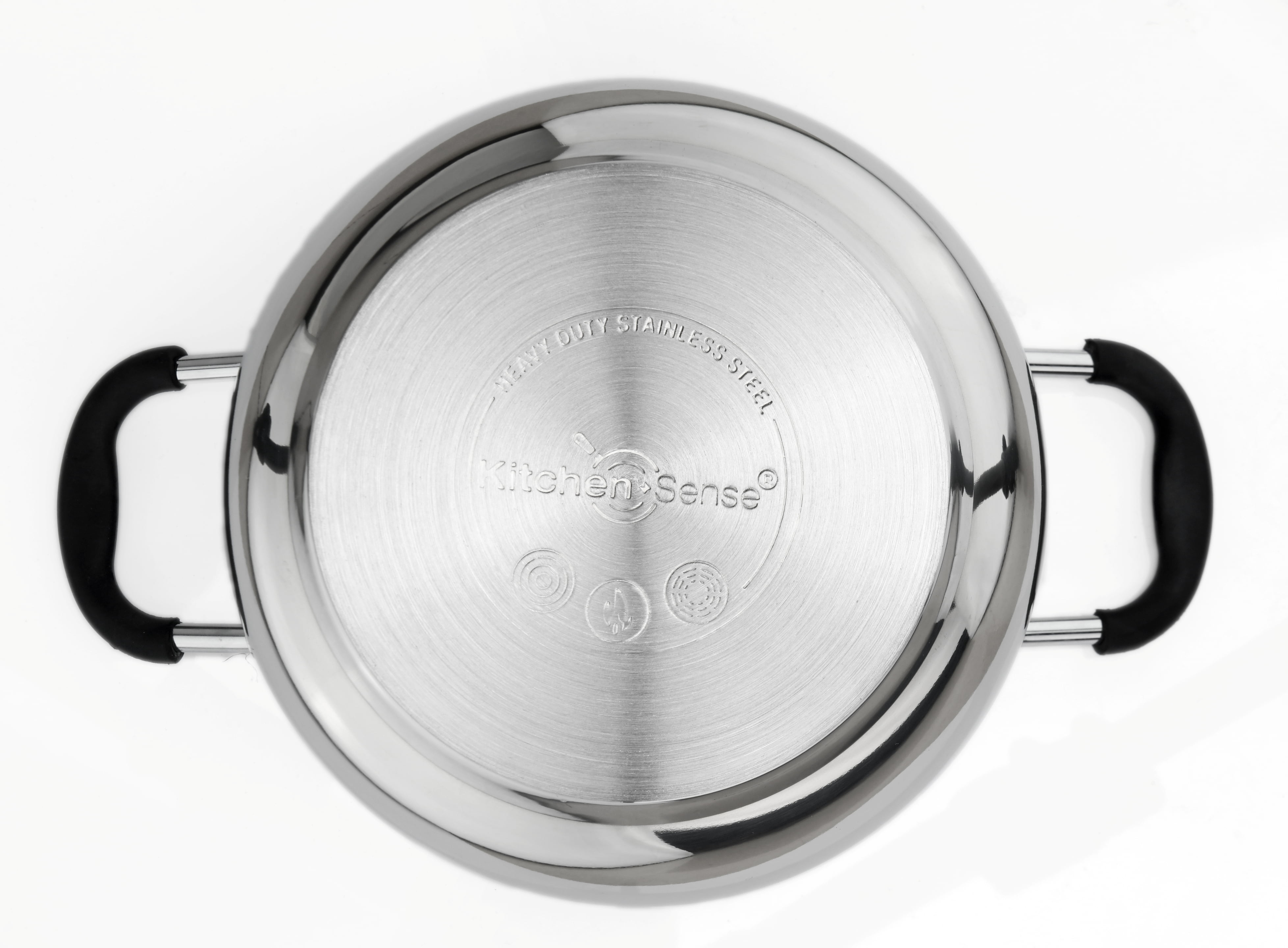 Kitchen Sense Stainless Steel Sauce Pot with Vented Lid