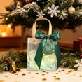 thumbnail image 6 of Hometravel Clear Christmas Hand Carry Bags, Transparent Holiday Gift Packaging, Seasonal Present Carrying Cases for Christmas Eve, Party Favors, Celebration Events, 6 of 6