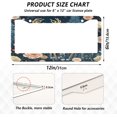 thumbnail image 3 of Deer License Plate Frame, Aluminum Car Tag Frames, 2 Pack Universal Car License Plate Covers with 2 Holes and Screws Decorative, 3 of 7
