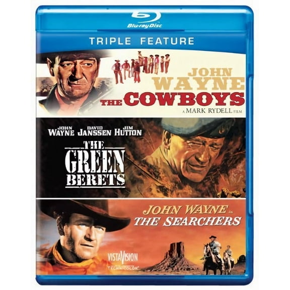 Cowboys, The / Green Berets, The / Searchers, The (BD) (3FE) [Blu-ray]