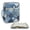 Blue- Daisy Floral Denim Plaid, variant on TSOVTHRID Dove Cross Book Flower Print Bible Bag Bible Cover Cases with Portable Handle, Quilted Carrying Book Case for Bibles Study Multi-Functional, Christian Gift, White