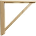 thumbnail image 3 of Ekena Millwork 2 1/2"W x 17 3/4"D x 17 1/4"H Traditional Shelf Bracket, Cherry, 3 of 4