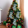 thumbnail image 5 of Honeeladyy Personalized Christmas Stockings, Cute Paw Print Green Christmas Stockings, 19.68 Large Knitted Striped Xmas Stockings for Christmas Holiday Decoration (1 Pcs), 5 of 5