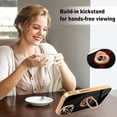 thumbnail image 6 of for Black iPhone 15 Case with Ring Holder Kickstand [with Magnetic] Soft TPU Bumper, Glitter Gold Electroplated Cover Full Camera Protective Phone Case for iPhone 15 2023, 6 of 14