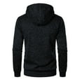 thumbnail image 5 of ZCFZJW Men's Zip Up Fleece Hoodie Lightweight Athletic Workout Sweatshirt Long Sleeve Sports Hooded Outwear Jacket with Zipper Pockets Black M, 5 of 6