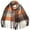 Coffee, variant on Alkepwun Shawl Wraps for Women Chunky Oversized Plaid Thick Blanket Scarf Unisex Winter Soft Cozy Coloured Stole Long Cold Weather Tassel Blanket Soft Skin-Friendly Windproof Cold-Resistant Wrap
