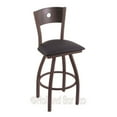 thumbnail image 5 of Holland Voltaire XL 25" Counter Stool - Bronze/Natural/Black Vinyl, 5 of 7