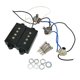 thumbnail image 5 of Pastillas para guitarra eléctrica, pastillas humbucker para guitarra, puente para bajo negro, pastilla pasiva para reemplazo de instrumentos musicales, 5 of 8