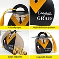 thumbnail image 3 of Caja de regalo con gorro de graduación, 30 Uds., decoraciones para fiesta de graduación, cajas de dulces de graduación con borla dorada, caja de regalo para graduación, 3 of 5