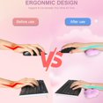 thumbnail image 2 of MesaSe Keyboard Cloud Wrist Rest 2PCS  High Density Memory Foam Keyboard Palm Rest  Ergonomic Keyboard Pad Wrist Support for Pain Relief  Mouse Pad Rest Support for Office/Computer/Laptop, 2 of 8