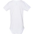 thumbnail image 3 of Bella Canvas Baby Jersey One Piece, 18-24, White, 3 of 3