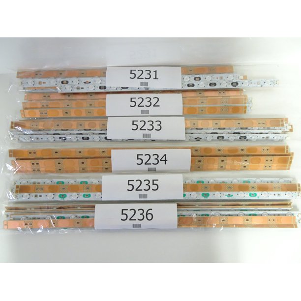 Sharp LC-90LE657U LED Backlight Strip Set (48) 5231 5232 5233 5234 5235