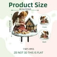 thumbnail image 3 of geerera Christmas Angel Garden Stake, 2D Flat Acrylic Guardian Fairy Yard Ornament, for Garden Display, Patio Decor, Festive Landscape, 3 of 6