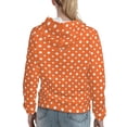 thumbnail image 7 of Haiem Orange And White Polka Dot for Men's Fashion Hoodies & Sweatshirts with Kangaroo Pocket,Hooded Sweatshirt with Eye-catching Drawstrings-Large, 7 of 7
