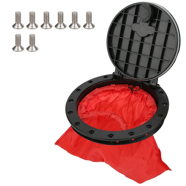 Octpeak Cover W/Storage Bag,Boat Sealing Cover Round Circular Type Lid Waterproof Kayak Accessories W/Storage Bag,Round Lid