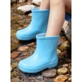 thumbnail image 5 of Edvintorg Toddler Rain Boots Boys Girls Easy-On Lightweight Rainboots Children Waterproof Shoes 18M-8Y, 5 of 7