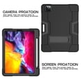 thumbnail image 2 of SOATUTO For iPad Pro 11 inch 2022 4th Gen Tablet Case Heavy-Duty Drop-Proof Shock-Resistant Rugged Hybrid Kids Firendly Built in Pencil Holder Case for iPad Pro 11 2nd Gen 2020 / 2018 (Black-Black), 2 of 7