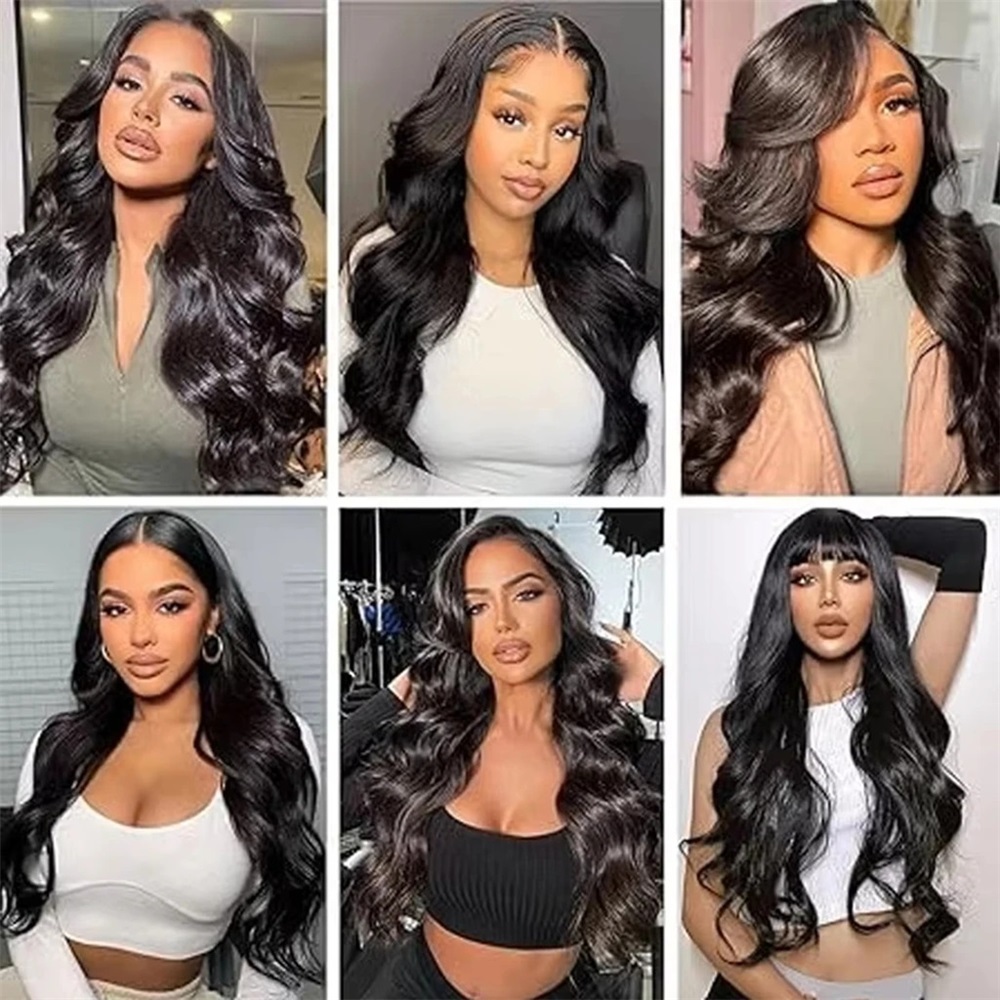 Body Wave Clip Ins Human Hair 8Pcs/Set Body Wave Clip in  display picture 1