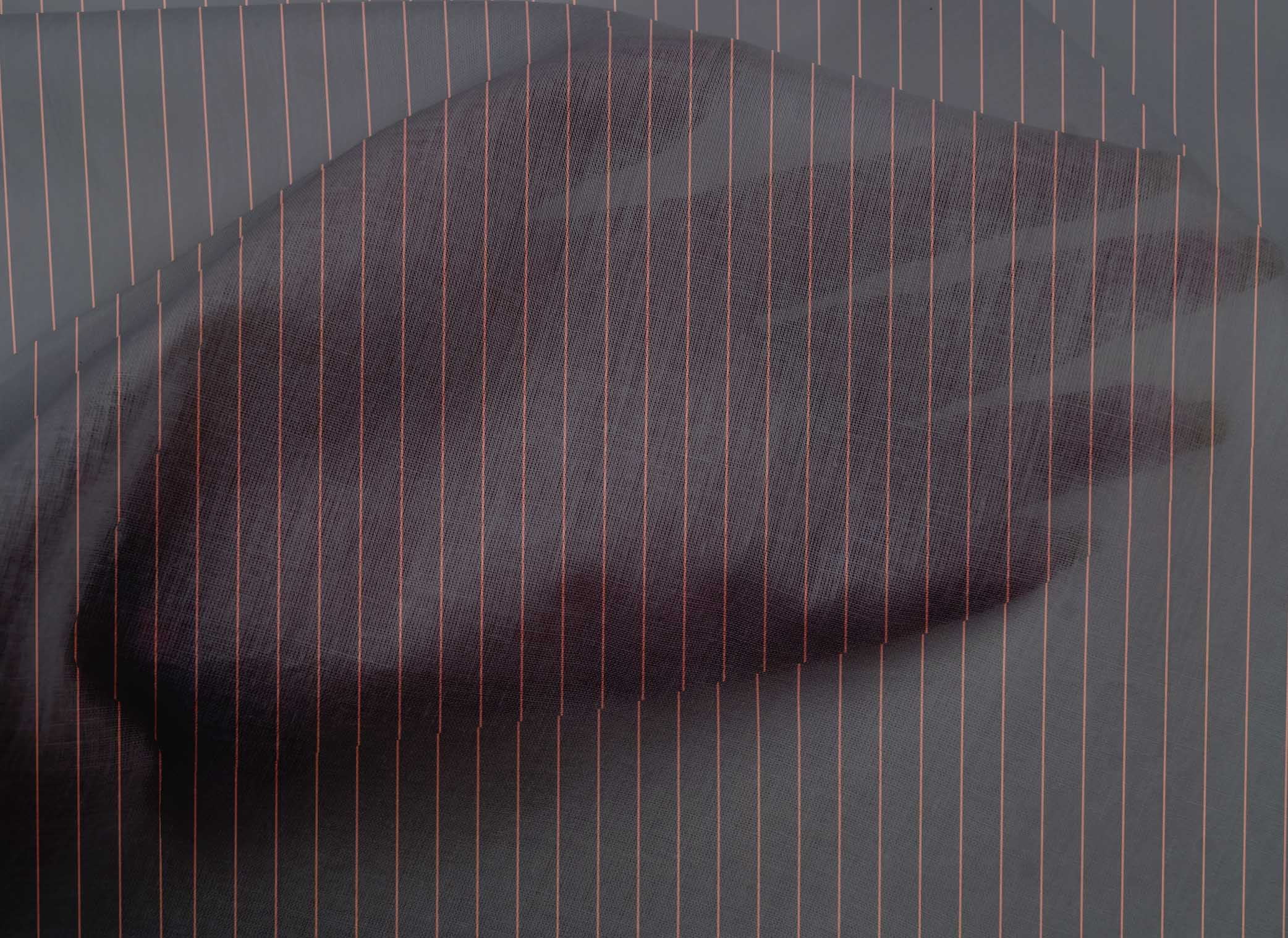 oneOone Cotton Poplin Gray Fabric Pin Stripe Diy Clothing Quilting Fabric Print Fabric By Yard 42 Inch Wide