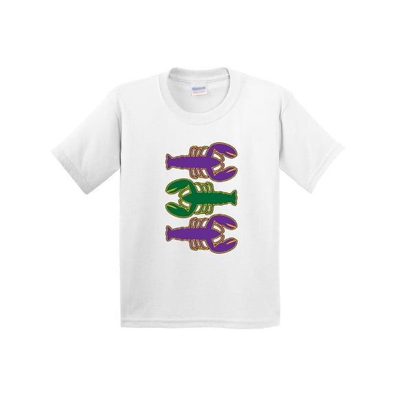 Inktastic Mardi Gras Celebration Funny Crawfish Youth T-Shirt