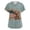 Light Blue, variant on Women's 250th Anniversary Scrub Tops Plus Size Short Sleeve V-Neck Red White and Blue Flag Floral Print Work Uniforms 4th of July Nursing Medical Scrubs T Shirts with Pockets