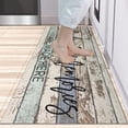thumbnail image 2 of Farmhouse Kitchen Rug Sets of 2 Piece Non Slip Kitchen Rugs and Mats Washable Kitchen Mats for Kitchen Floor Mat Carpet Runner Rugs for Hallway Laundry Decor 17"x30"+17"x47", 2 of 6