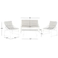 thumbnail image 6 of Safavieh Berkane Outdoor Modern Casual 4 Piece Set with Cushion, 6 of 8