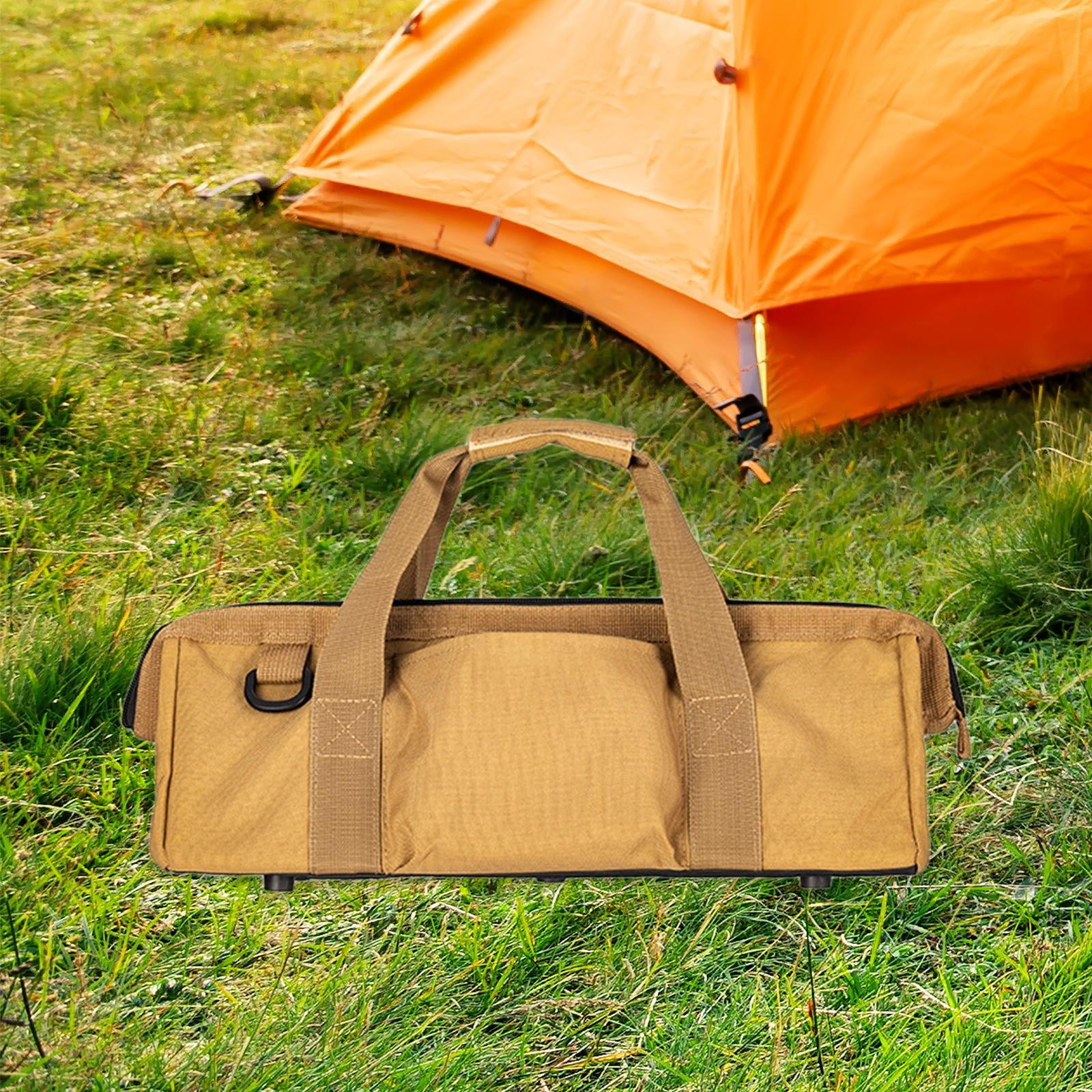 Colaxi Camping Tool Storage Bag Multipurpose Tent Accessories Organizer Lightweight Tools Pouch Tool Handbag for Woodworker Plumber C