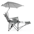 thumbnail image 5 of Sport-Brella Grey Camping Chair, with Clamp-On Sun Shade, 5 of 8