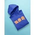 thumbnail image 3 of Celestial Joy Icons - Retro Cosmic Emojis Men's Hoodie, 3 of 4