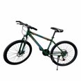 thumbnail image 1 of R.ROARING Mountain Bikes 24 Inch Wheel 21 Speed Dual Disc Brakes Mountain Bicycle Suspension Fork Rear for Adult or Teens Dark Green, 1 of 3