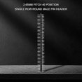 thumbnail image 2 of 2.45mm Pitch 40 Position Single Row Round Male Pin Header 5 Pcs, 2 of 5