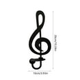 thumbnail image 2 of FastXmas Musical Candle Sconces,Musical Note Candle Holders, Wall Mounted Candle Light Dinner Iron,Black Candle Holders Suitable For Home Living Room Kitchen Dinning Room Fireplace Decoration Wall, 2 of 5