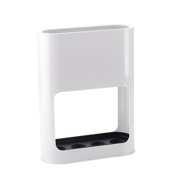 Soporte para paraguas compacto y elegante, organizador de paraguas para bar, pasillo o vestíbulo. blanco