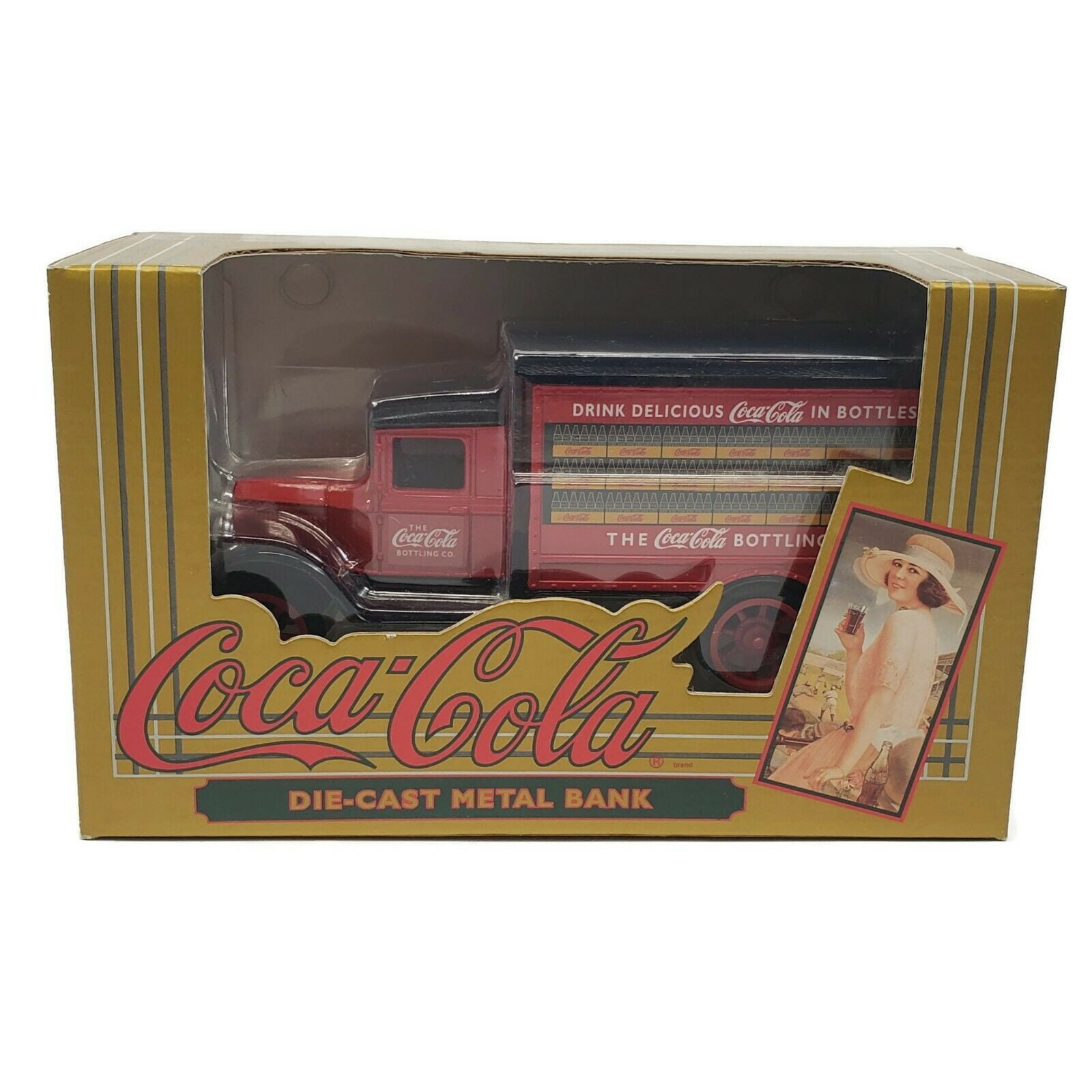 Coca cola die cast metal bank hotsell