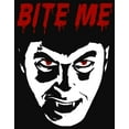 thumbnail image 2 of Junior's Universal Monsters Bite Me Portrait  Racerback Tank Top Black X Large, 2 of 5