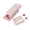 apricot, variant on 2 Size Mushroom Clay Bead Roller Tool Jewelry Pendant Making Molds Plastic Texture for Crafting Jewelry Accessories